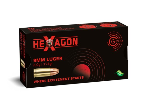 Geco 9 mm Luger Hexagon