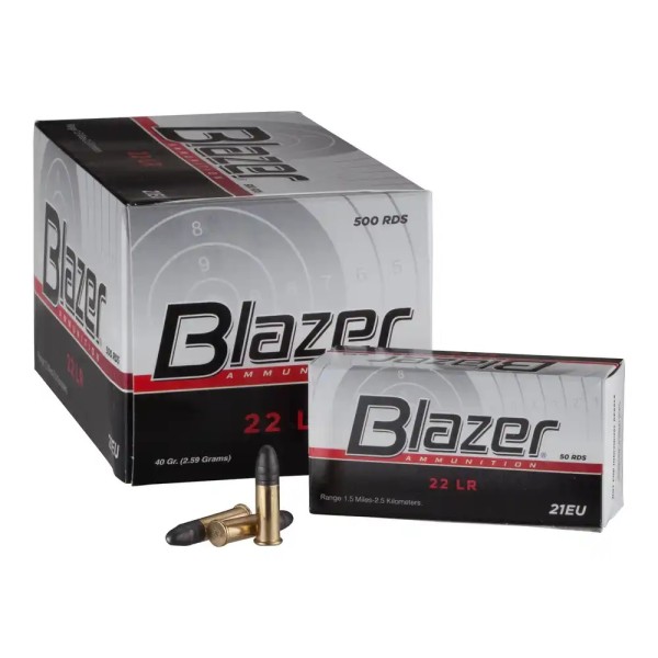 CCI Blazer .22lr 40grs. LRN HV